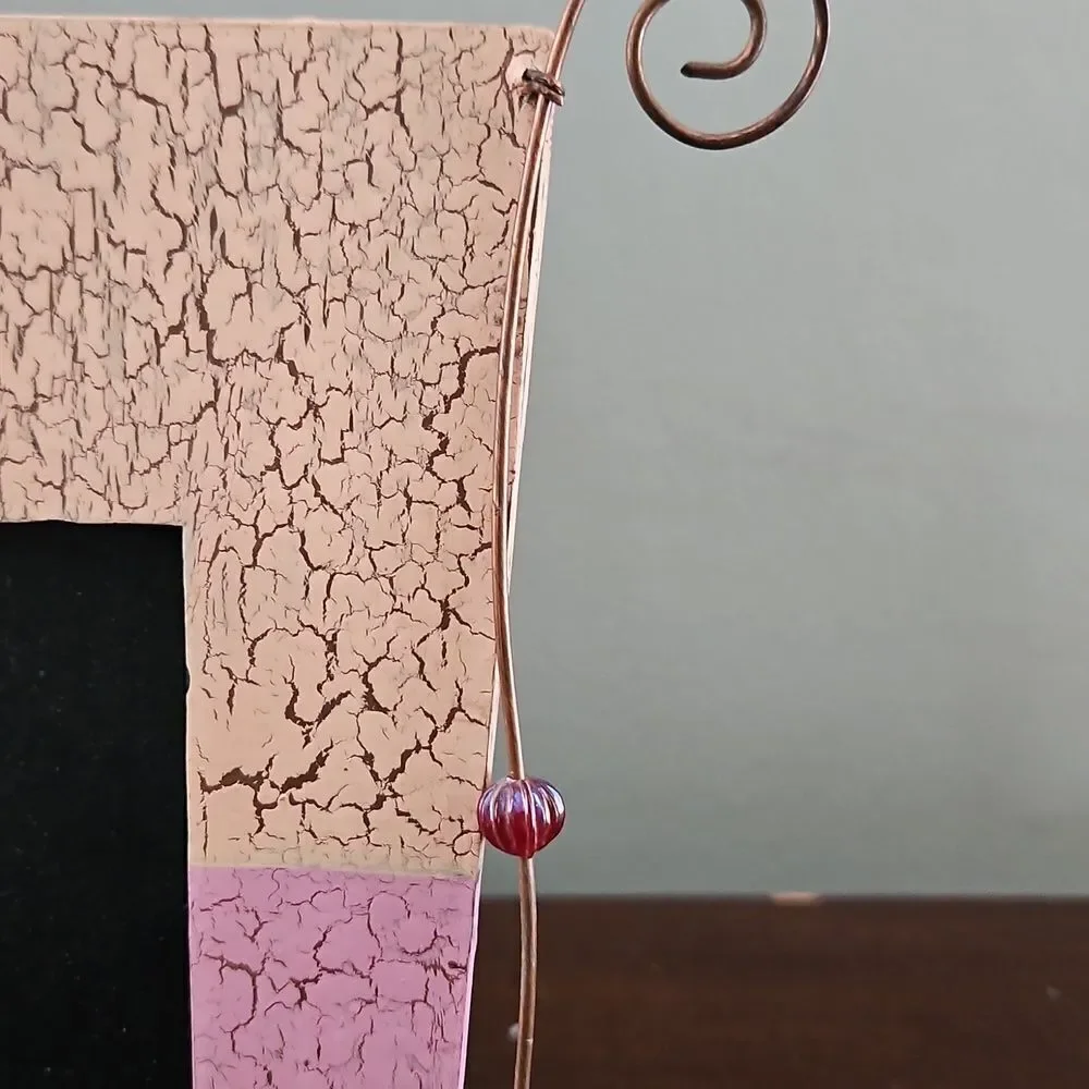 Crackle Design Picture Frame